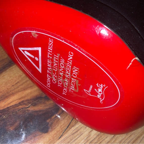 Black Christian Louboutin Boots or Booties - Picture 6 of 6